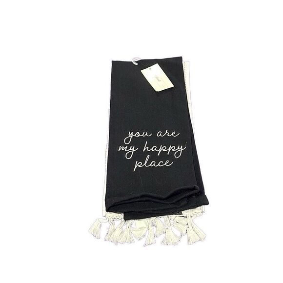 NWT “Your my happy place” bar towel set - Picture 1 of 6